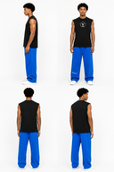Heavyweight Wide Leg Panel Sweatpants