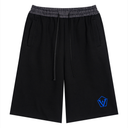 Unisex Plaid Waistband Shorts