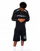Contrast Panel Raglan Sweatshirt