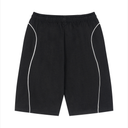 Unisex Piping Drawstring Shorts