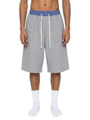 Unisex Plaid Waistband Shorts